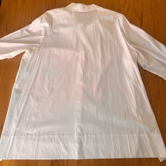 NWT M.M. LaFleur The Larsen Shirt White Button Down Plus Size 2X - Picture 13 of 14